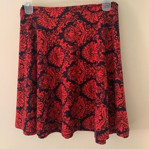 Skirts - Ornate pattern fit and flare skirt Skirts - Ornate pattern fit and flare skirt